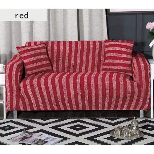 Four seasons Universal Elastic sofa cover Simple striped chaise combination fabric sofa cover 1/2/3/4 seat sofa cover HJF181