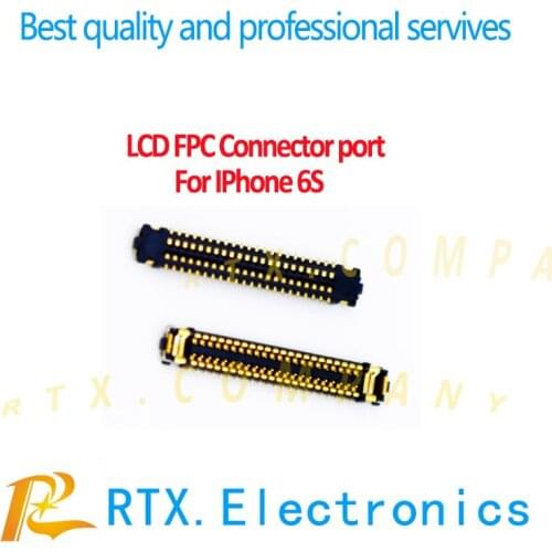 20pcs/lot For IPhone 6s 4.7" LCD Display Touch Screen FPC Connector Port on Motherboard Mainboard logicboard Repair Replacement
