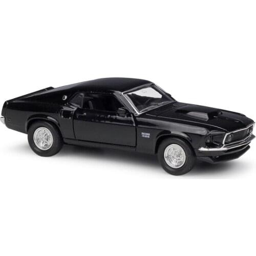 1:36 Diecast Models 1969 Mustang Boss 429 Coupe Model Toys Alloy Car Diecast Metal Pull Back Car Toy For Gift Collection