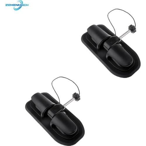 2PCS Kayak Accessories Black PVC Oar Lock Patch Anchor Holder Replacement for Rowing Inflatable Boat Raft Dinghy Tie Off Patch