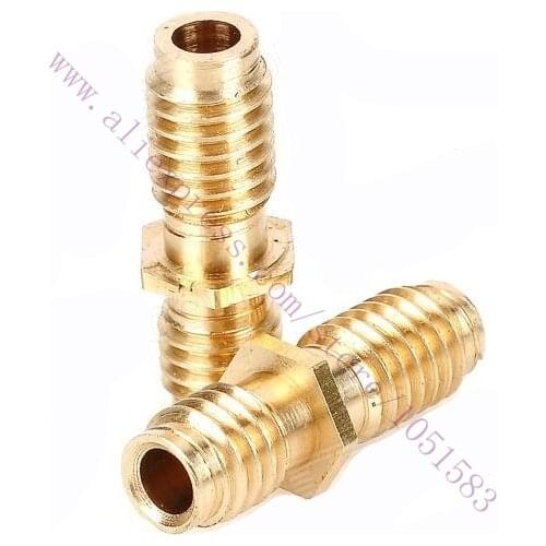 2pc Ultimaker Original /Original+ 3D Printer Hot End Isolator Tube M6X20 Brass Feed Pipe 3d printer extruder parts Free Shipping