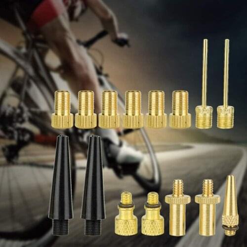Accessories Tire Bicycle Compressor Adapter Set Durable Copper Air Pump Inflator Easy Install Needle Nozzle