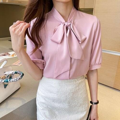 Bethquenoy Blouses With Tie