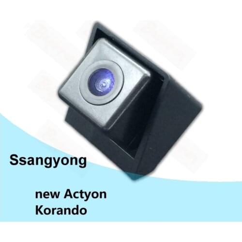 BOQUERON for Ssangyong new Actyon Korando SONY Car rear view camera trasera Auto reverse backup parking Night Vision Waterproof