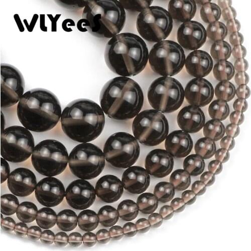 WLYeeS Natural Ice obsidian Stone Beads Round Loose Spacer Beads For Jewelry Making DIY Bracelet Necklace 15'' 4/6/8/10/12mm