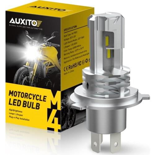 AUXITO Motorcycle Lights ATV Car H4 LED Headlight For Harley Indian Scout Vaz Lada 2106 Honda Shadow750 Spirit C2 Triumph Yamaha