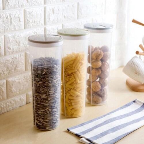 300ml Sealed Bottle with Lockable Lid Leak-Proof PP Transparent Spaghetti Noodles Food Canister