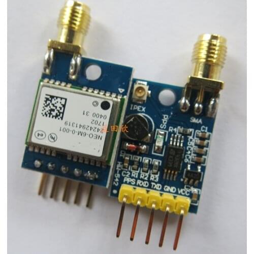 GPS mini module neo-6m satellite positioning NEO-6M-0-001 with SMA head external antenna