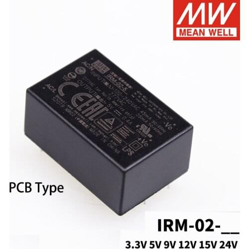 Taiwan Meanwell IRM-02 switching power supply 3.3V 5V 9V 12V 15V 24V Encapsulated type switching power supply For Equipment