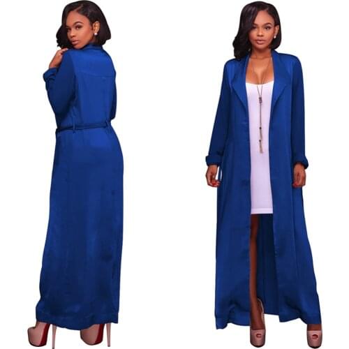 INMOTENG Women's Long Trench Coats