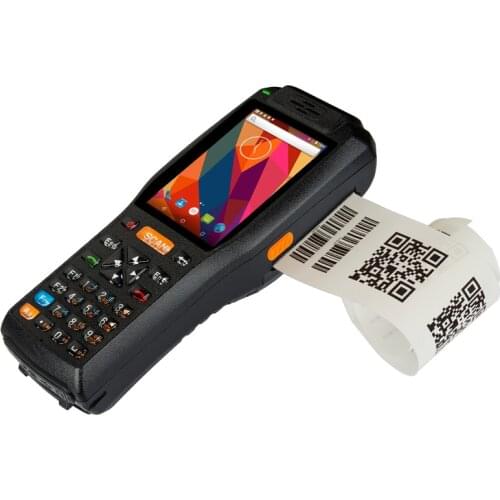 PDA Handheld Terminal 4 Inch Touch Screen Mobile Wireless Portable Android Bluetooth 58mm Thermal Receipt Printer