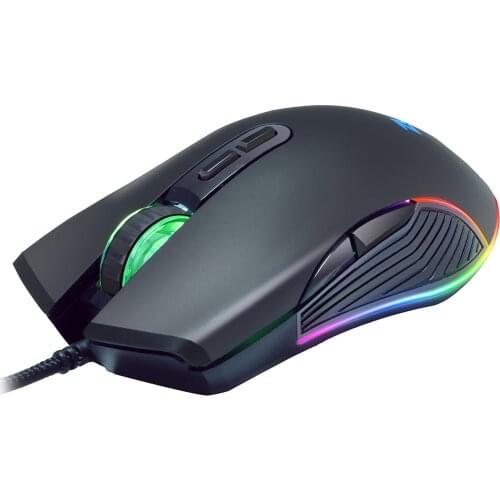 Computer Wired Gaming Mouse 3600 DPI Optical Mice RGB Backlit Pro Gamer