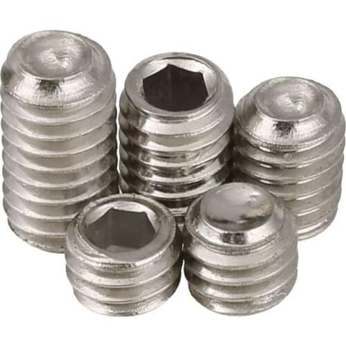 Grub Screws Nickel Plated Allen Socket Cup Point Screw M5 M6 M8 M10