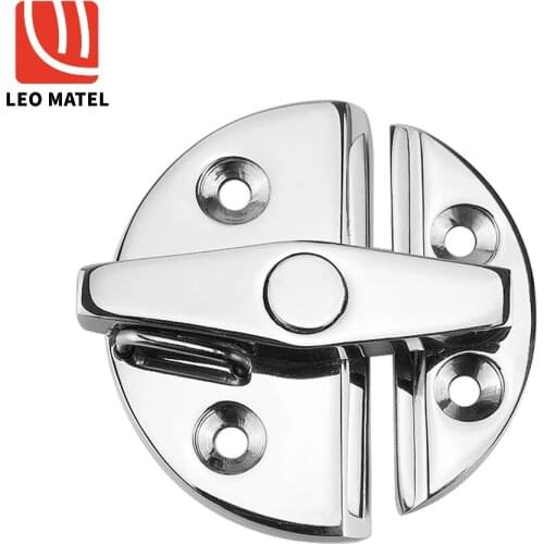 Marine Grade Stainless Steel 316 Boat Door Cabinet Hatch Round Turn Button Twist Catch Latch Marine Hardware Accessories