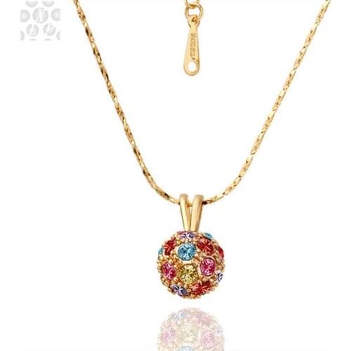 N019 Wholesale! Nickle Free Antiallergic Real Necklace & pendants New Fashion Jewelry For Women, Free Shipping