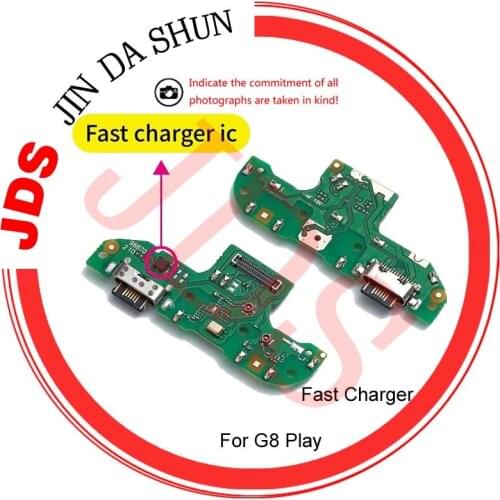 Qucik Charger Board Flex Cable USB Charging Dock Connector Mic For Motorola MOTO G8 Play,G8 Play M Fast Charger IC Ribbon