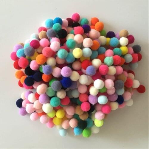 Skillful Trade Ponpon 8mm 10mm 30mm Multicolor Pompom DIY Decoration Ball Pompon Childrens Manual Educational Toys Accessories
