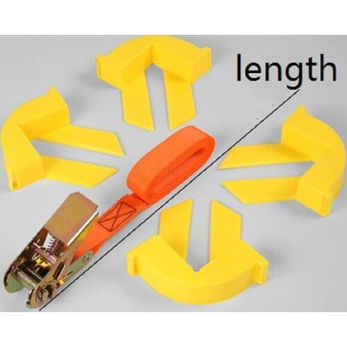 25MM,1",800KGX6M-10M Cargo lashing with Angle combiner 90 degree right angle binding strap tightener woodworking wardrobe
