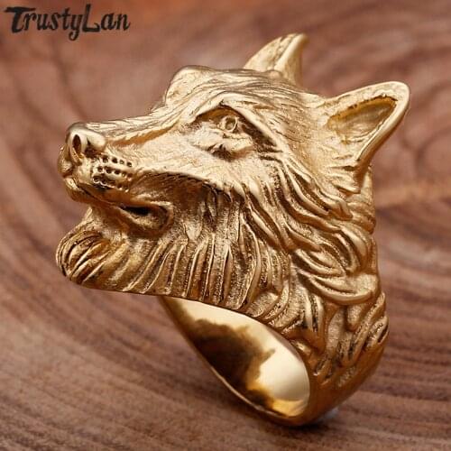 TrustyLan Punk Rings For Men