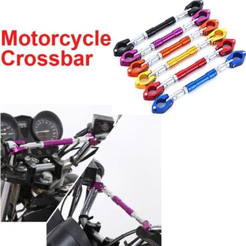 Universal 22mm Motorcycle Handlebar Motorbike Adjustable Grips Handle Bar Steering Wheel Strengthen Aluminum Alloy Cross Bar