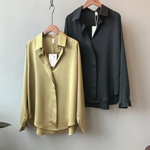 Женские шелковые рубашки Wangxiangqian China At AliExpress