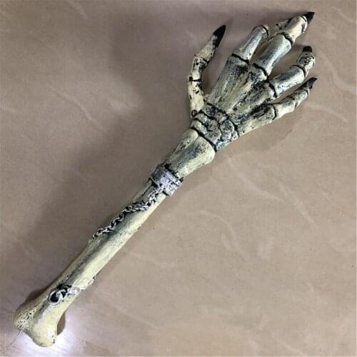 1:1 Cosplay Scary Skeleton Grab Arm Surprise Movie Game Anime Weapon Prop Role Play PU Action Figure Model Halloween Gift 65