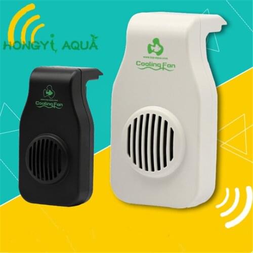 1 piece plastic hanging strong cooling fan mini nano cooling fan aquarium tank cooling fan super sound-off Cool down heatDAPUTOP
