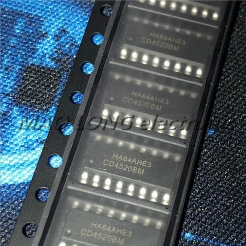 10PCS/LOT CD4520BM SOP-16 CD4520 SOP16 4520BM SOP In Stock Logic-counter divider