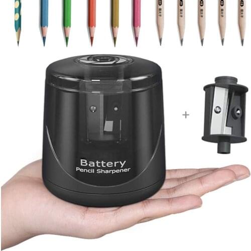 2 In 1 Electric Pencil Sharpener Free Shipping Multifunctional Color Pencil Sharpener for Kid School Supplies Gifts Pencil Tool