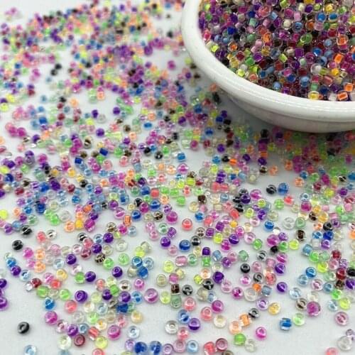 New 15g/lot 3mm Glass with Core Beads Charm Czech Glass Seed Beads DIY Bracelet Necklace Beads for Jewelry Making