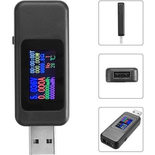 10 in1 Digital USB Tester Current Voltage Meter Charger Voltmeter Power Detector Durable Power Bank Tester Measuring Tools