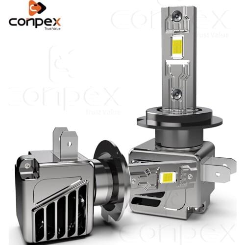 Conpex Newest 37W H7 H4 canbus internal led headlight bulb for H4 H1 H11 9005 9006 H7 6000k auto headlamp H4 LED car bulbs