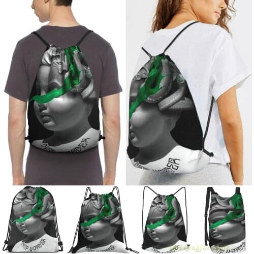Gunna & Lil Baby - Drip Harder Men Outdoor Travel Gym Bag Waterproof Drawstring Backpack Women Fitness Swimming Bag