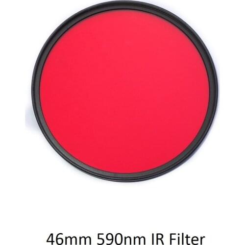 IR Filter 46mm 590nm R59 Infrared IR Optical Grade Filter for Camera Lens