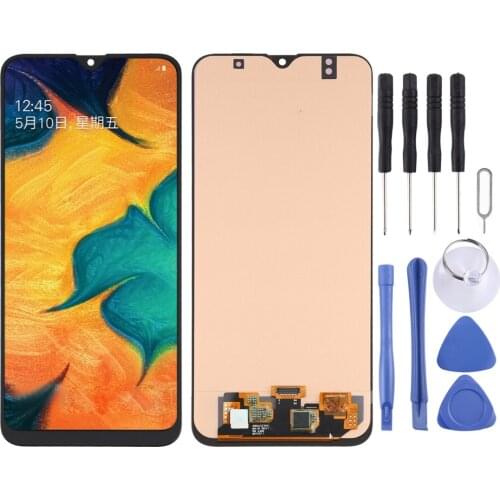 IPartsBuy for Samsung Galaxy A40s OLED Material LCD Screen and Digitizer Full Assembly