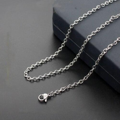Fashion new titanium steel necklace O-chain stainless steel necklace popular sweater chain jewelry hot sale