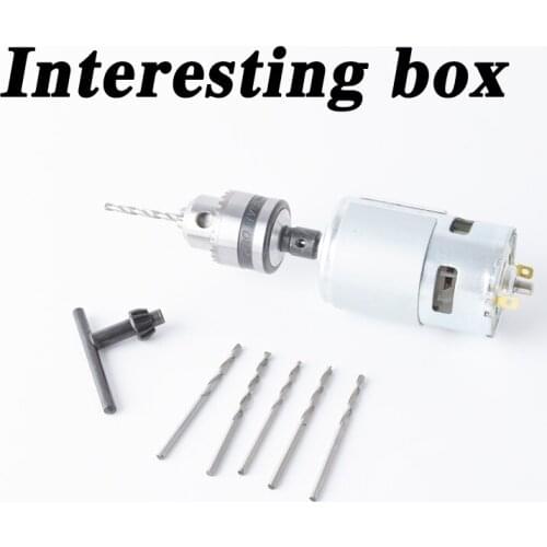 Violent double ball 775 motor DC electric drill chainsaw 12V high speed motor polishing set power tool