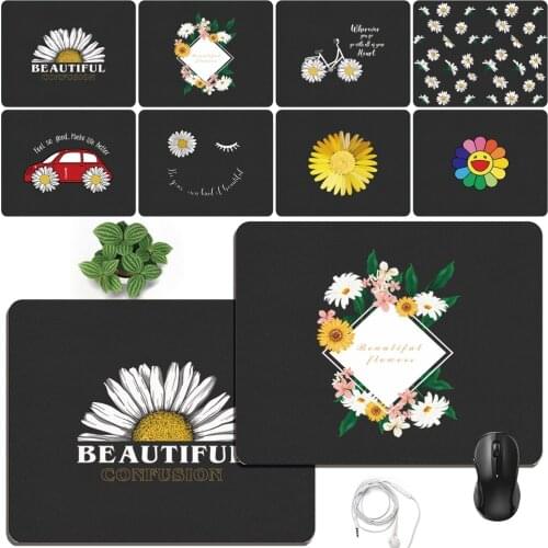 Mouse Pad Game Gamer Mouse Pad PU Leather Office Desk Mat School Supplies Office Tools Desktop Square Mousepad