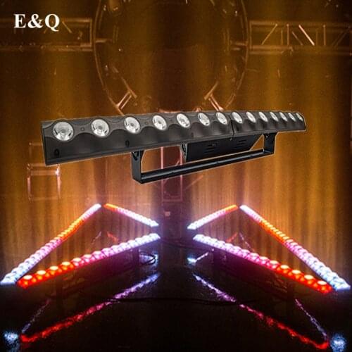 Wall washer 14pcs x 3wDMX control stage lighting RGB 3in1 LED wall washer for nightclub Christmas LED party performance club