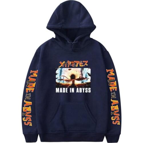 2021 New Made in Abyss Print Hoodie Casual Sweatshirts Men/Women Hoodies Street Style Harajuku Streetwear Autumn Clothes