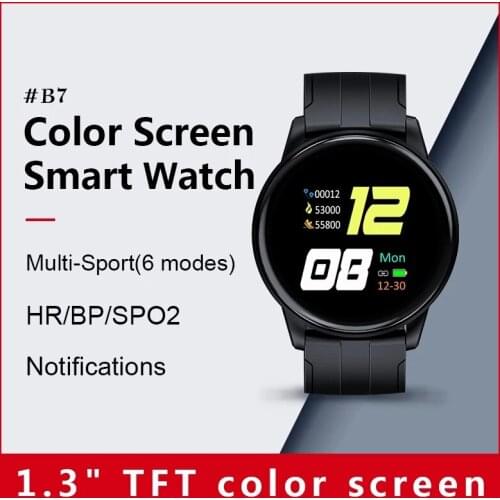 2021 new hot sale B7 smart bracelet music control weather temperature photo heart rate blood pressure bluetooth watch