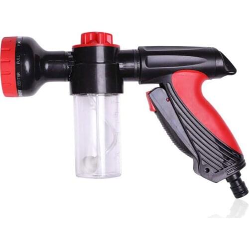 New Eight kinds of spray design portable car foam water gun high pressure 3-stage nozzle jet car washer sprayer cleaning tool