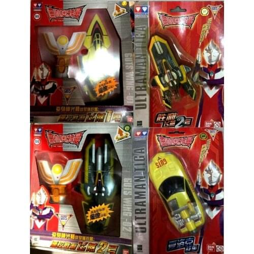 Genuine Nostalgic Toys Tiga Ultraman Spark Lens GUTS WING 1 TOY Model Set