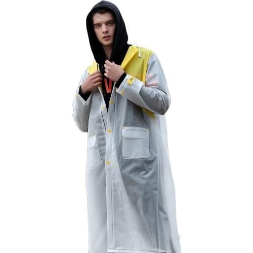 Long Rain Coat Women Men Transparent Rain Poncho Hiking Clear Raincoat Plastic Suit Waterproof Coat Gabardina Mujer Gift Ideas