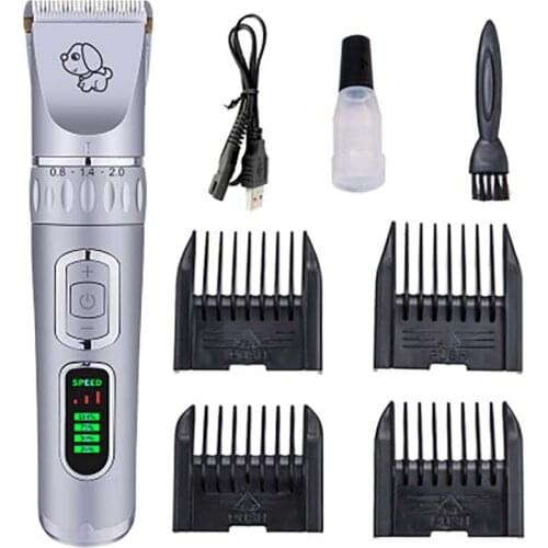 Pet Professional Electric Scissors Suit Ceramic Knife Head Dog Tricolor Optional Low Noise Cat High Efficiency Without Skin Hurt