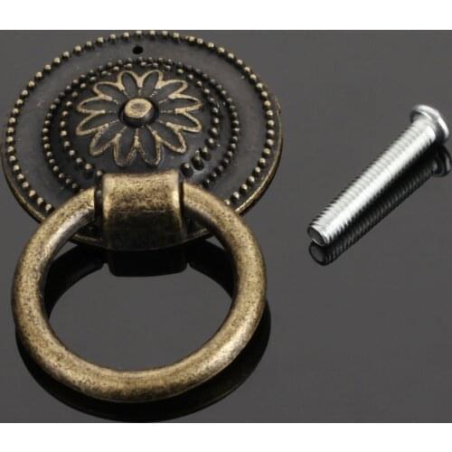 1pc Retro 36m Kitchen Cabinet Knobs Cupboard Door Handles Wardrobe Furniture Handle Jewelry Box Drawer Pulls