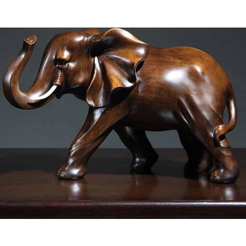 LUCKY ELEPHANT DECORATION HOME CRAFTS CHINESE COMPANIES OPENED THE GIFT OFFICE TABLE LIVING ROOM WINE CABINET DECORATIONS