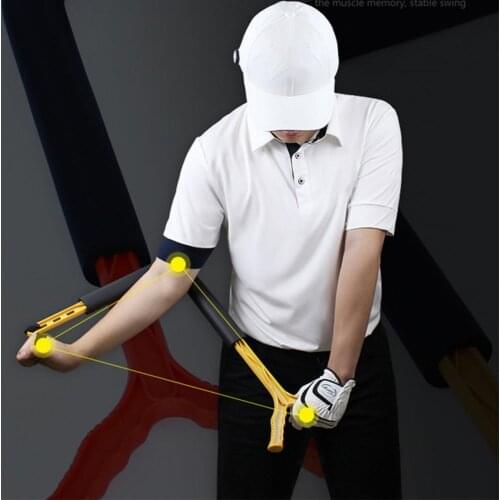 Indoor Golf Spinner Durable Plane Motion Correct Synthetic Swing Trainer Practice Corrector Synthetic Swing Trainer Practice