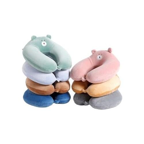 U Pillow Bohemia Beach Nanoparticles Neck Support Headrest Health Care Cushion Flight Memory Foam Particles Pillow For Travel