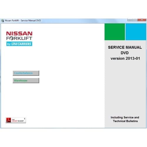 ForkLift Service Manual 11-2013 ForNISSAN